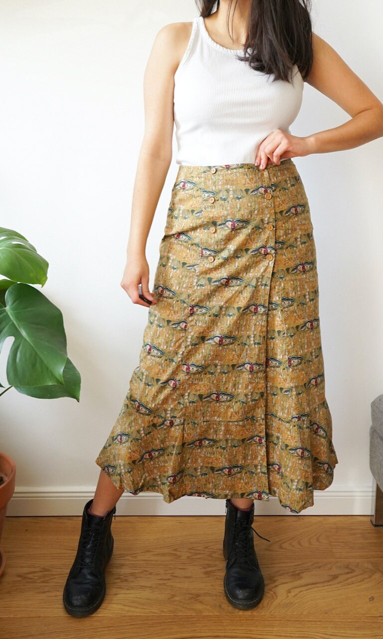 Vintage cotton Skirt Size S-M