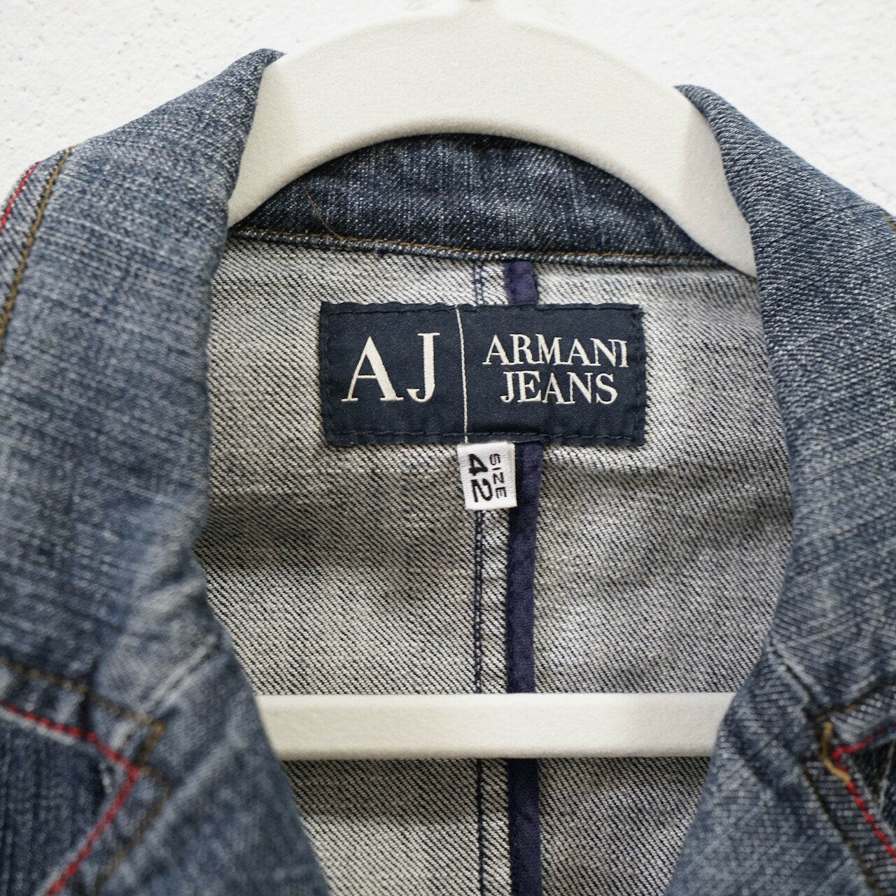 Y2K Armani denim jacket Size XS-S denim jacket blue jacket Armani jeans comfort fit