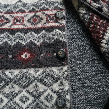 Vintage knit vest size L grey