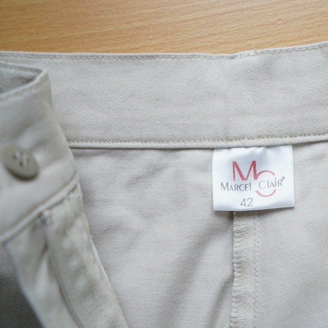 Vintage beige cotton Pants Size M