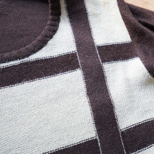 Vintage brown cream Pullover Size XS-S