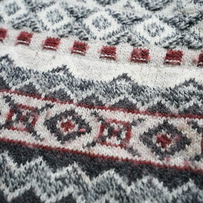 Vintage knit vest size L grey