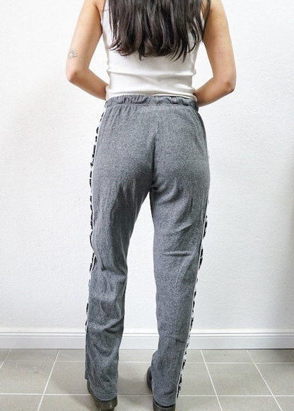 Vintage Kappa Sweatpants Size S grey black sport pants training pants joggings