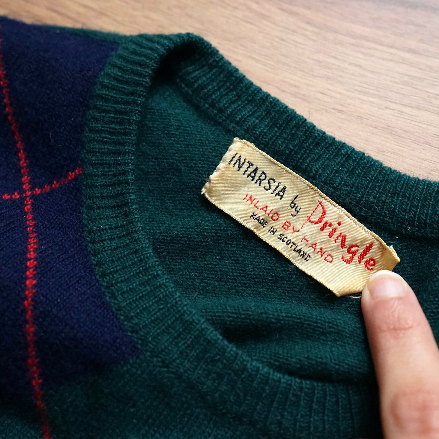 Vintage short sleeve Pullover Size S Scottish