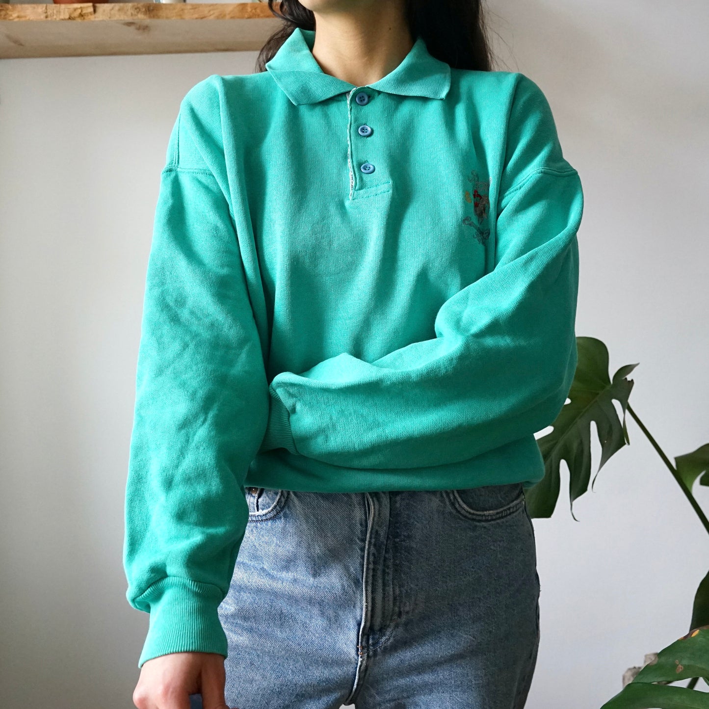 Vintage polo Sweatshirt Size S