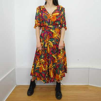 Vintage colorful Dress size M