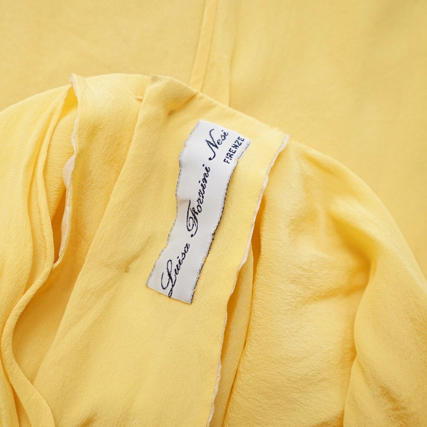 Vintage yellow Blouse size S-M