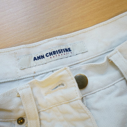 Vintage white denim Shorts Size XS-S