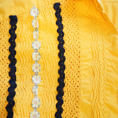 Vintage yellow Dress size M