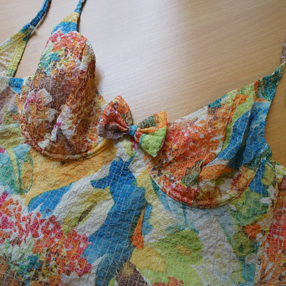 Vintage floral Swimsuit Size M-L