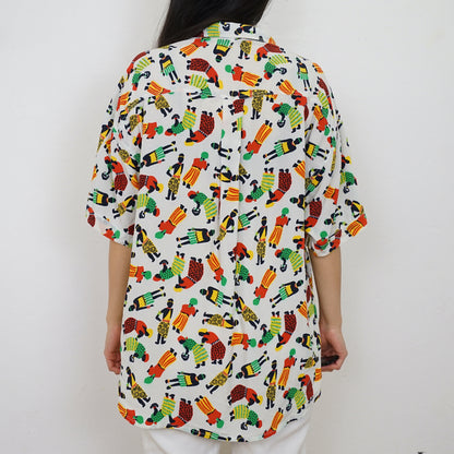 Vintage colorful Shirt size L-XL