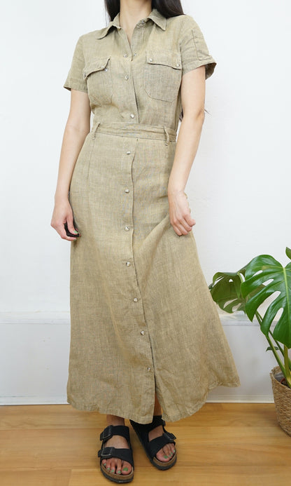 Vintage Linen Dress size XS-S