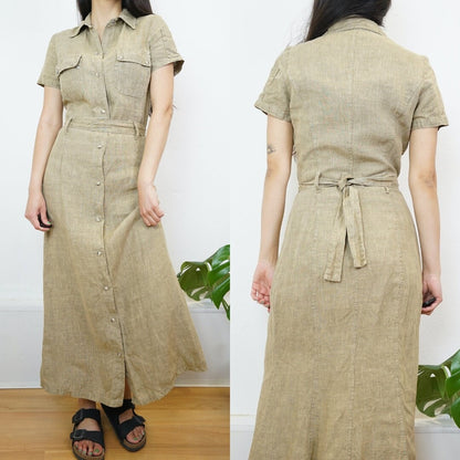 Vintage Linen Dress size XS-S