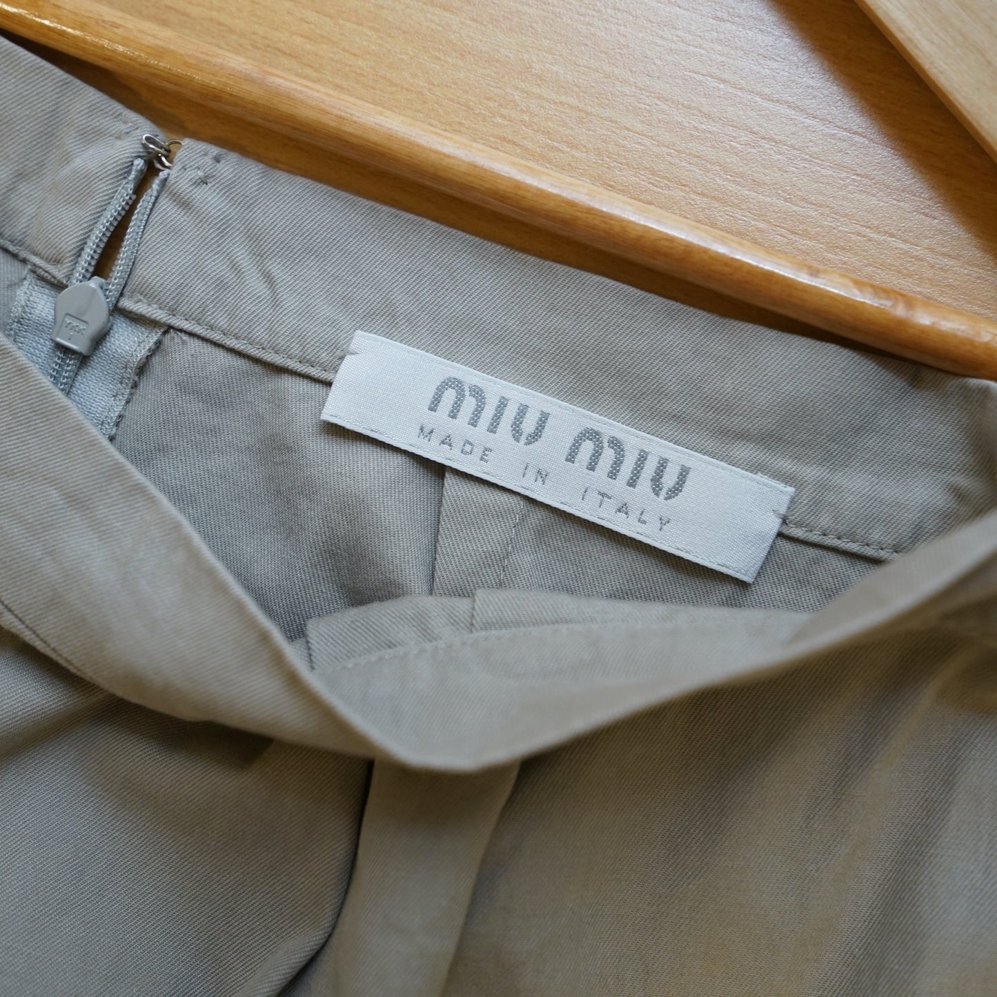 Vintage Miu Miu Pencil Skirt Size S beige
