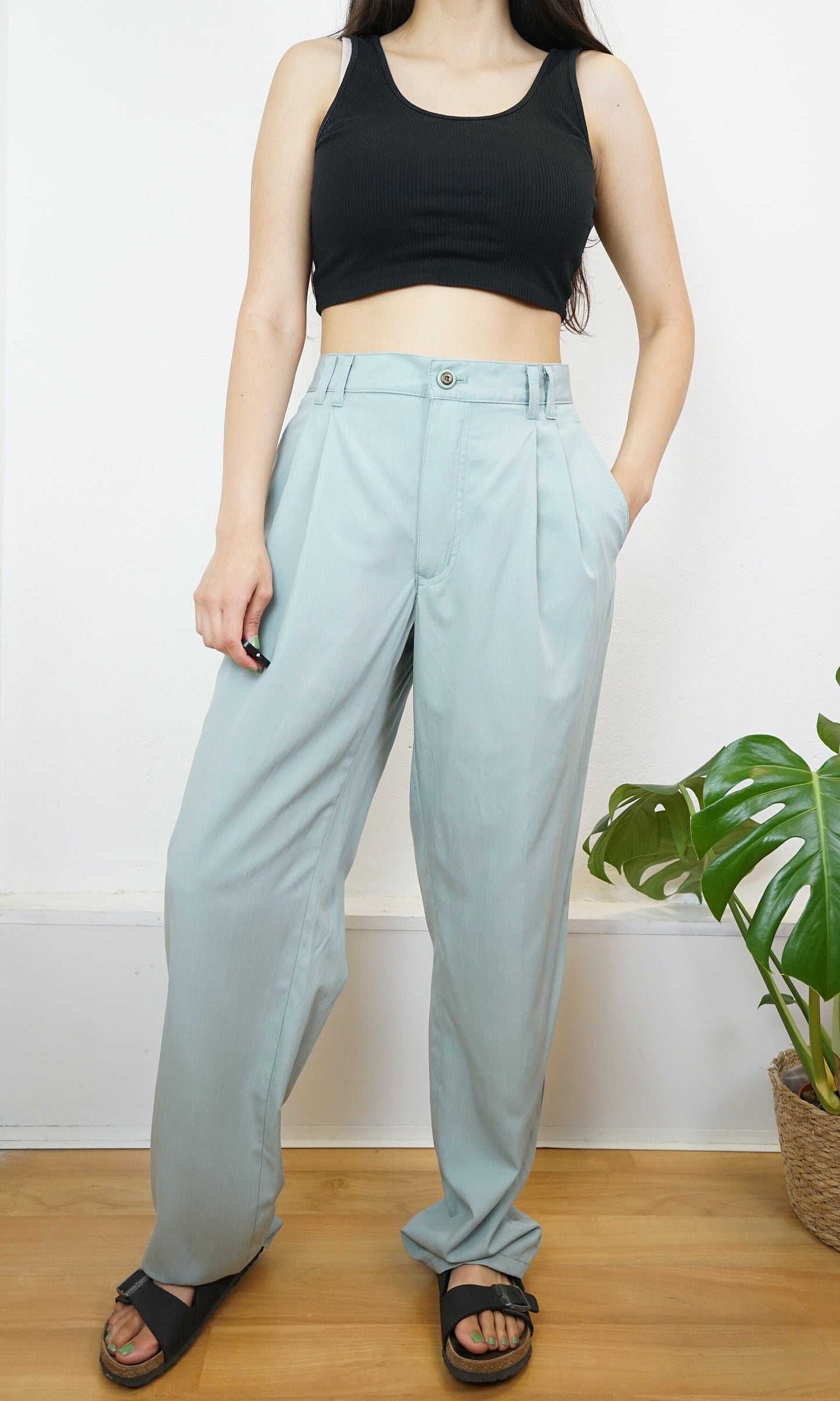 Vintage Pants size L light blue