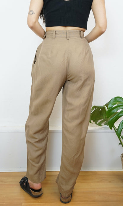 Vintage Benetton Pants size XS linen mix