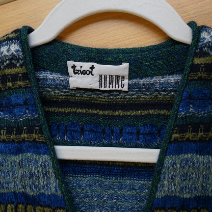 Vintage wool mix knit Vest Size M