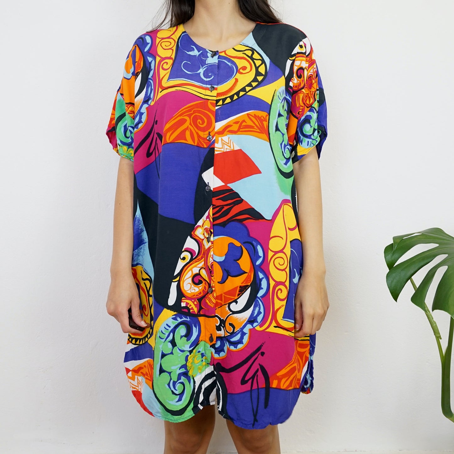 Vintage colorful Blouse size XL-XXL