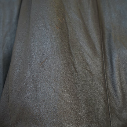 Vintage brown leather Blazer Men Size L oversized