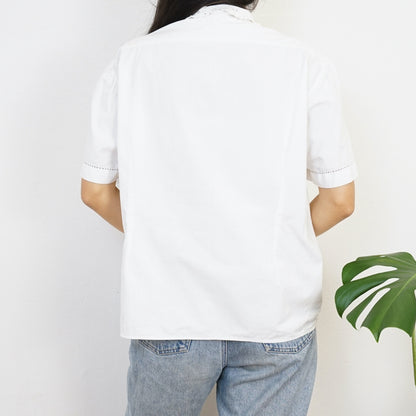 Vintage white Shirt size S short sleeve