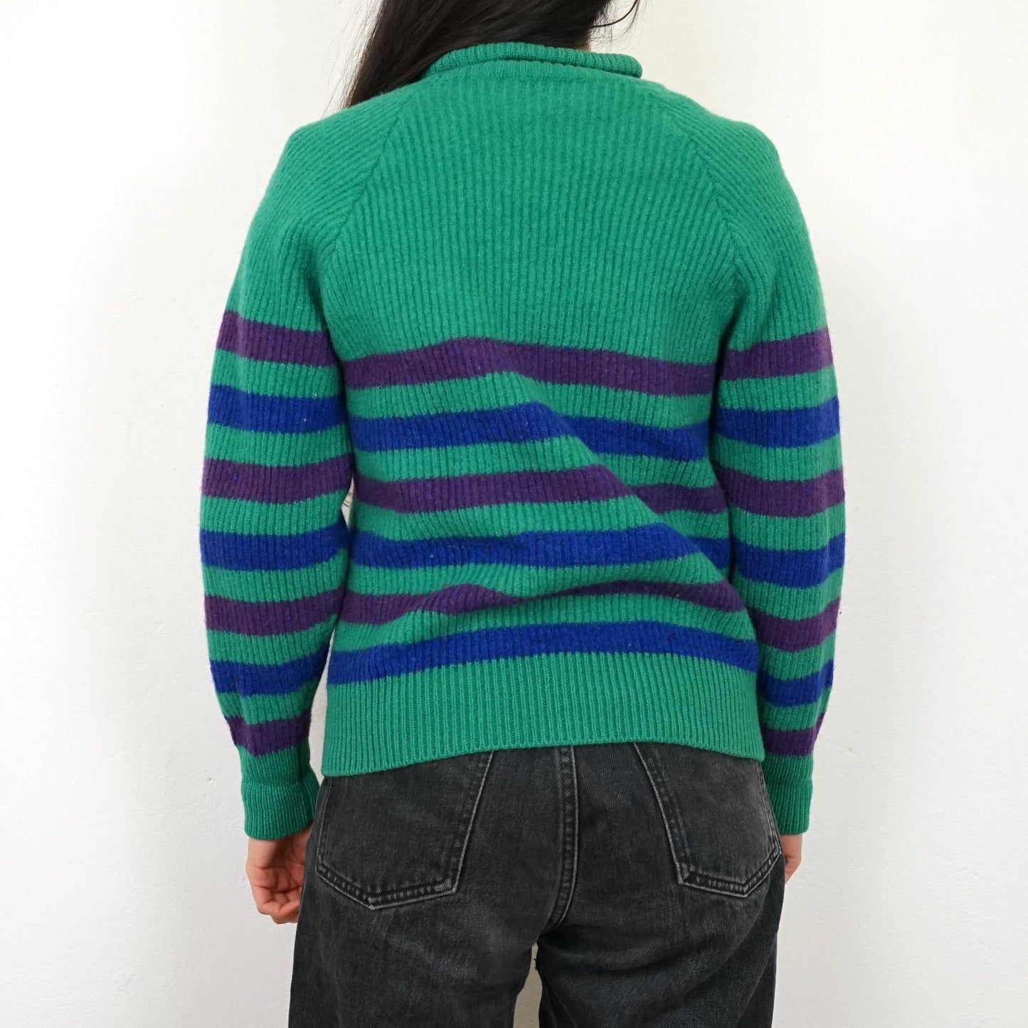 Vintage Sisley Pullover size S-M pure wool