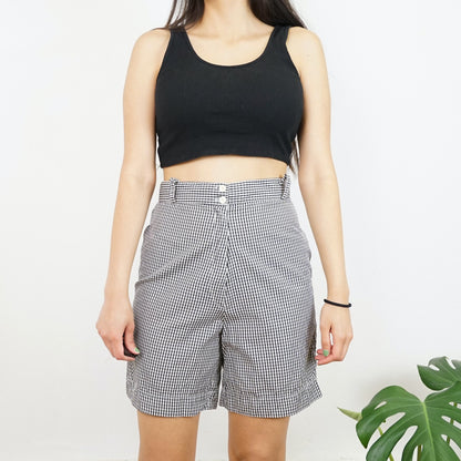 Vintage high waist Shorts Size S gingham
