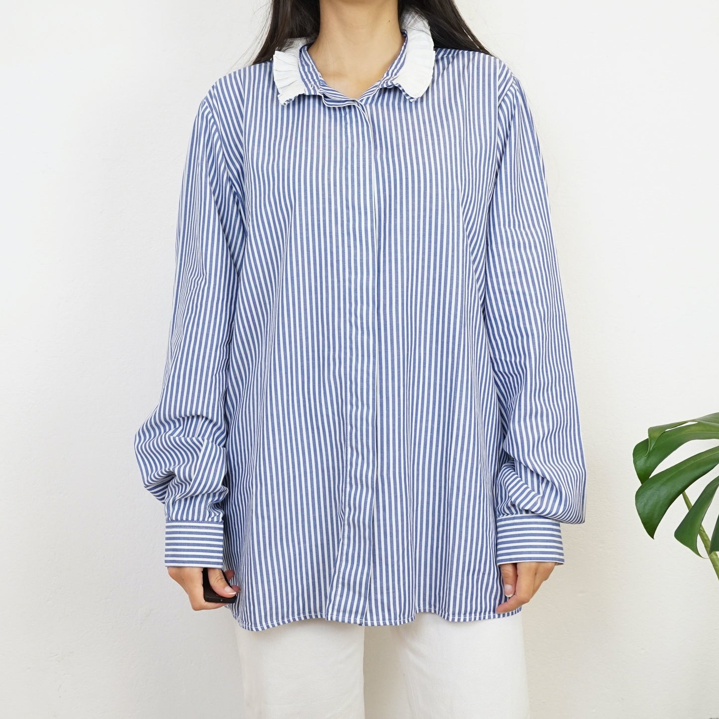 Vintage striped cotton Shirt size L