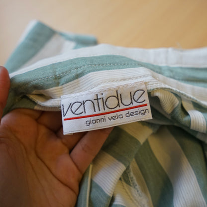 Vintage light green white Shorts Size S