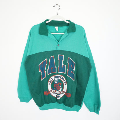 Vintage Polo Sweatshirt size L green