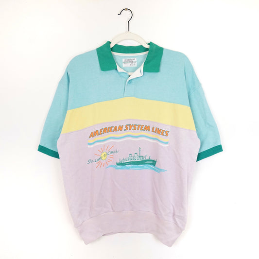 Vintage 80s Sweatshirt size M Olmes Carretti American System