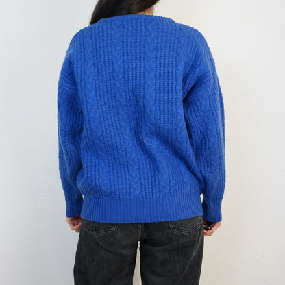 Vintage Sisley Pullover size S wool mix