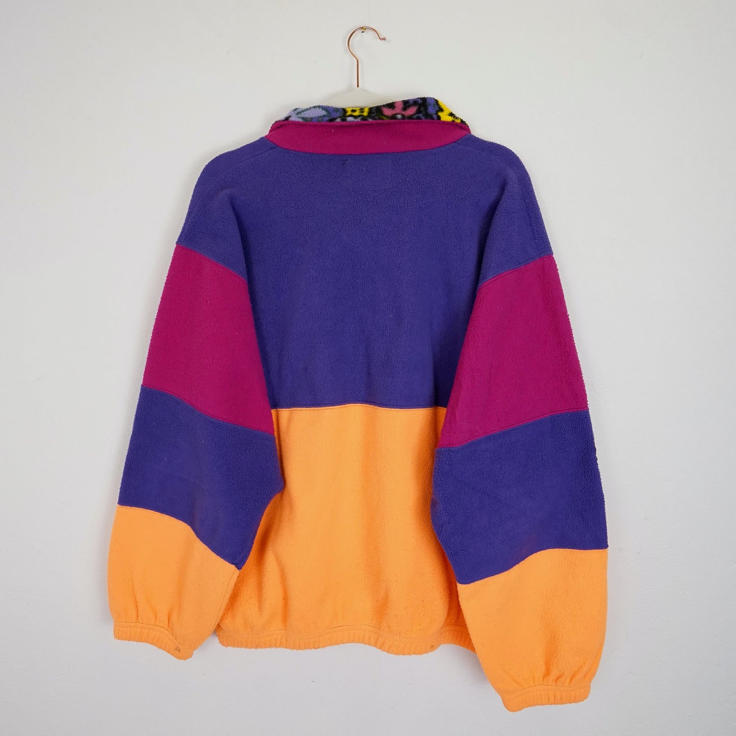 Vintage colorful Fleece Pullover Size XL