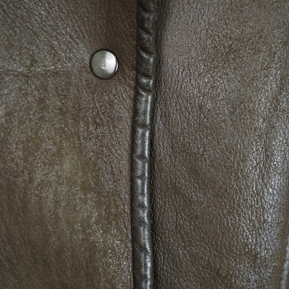 Vintage brown Shearling Jacket Size L