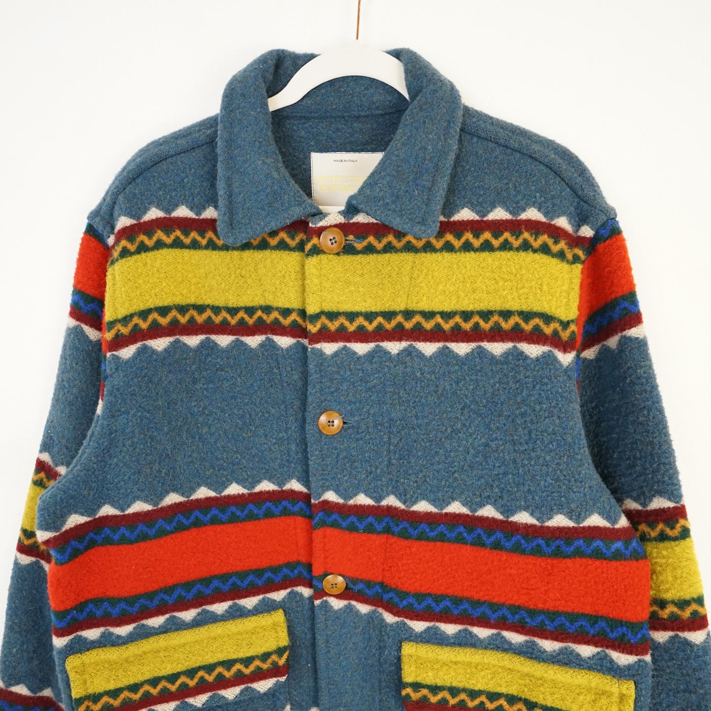 Vintage Benetton Jacket Men Size M