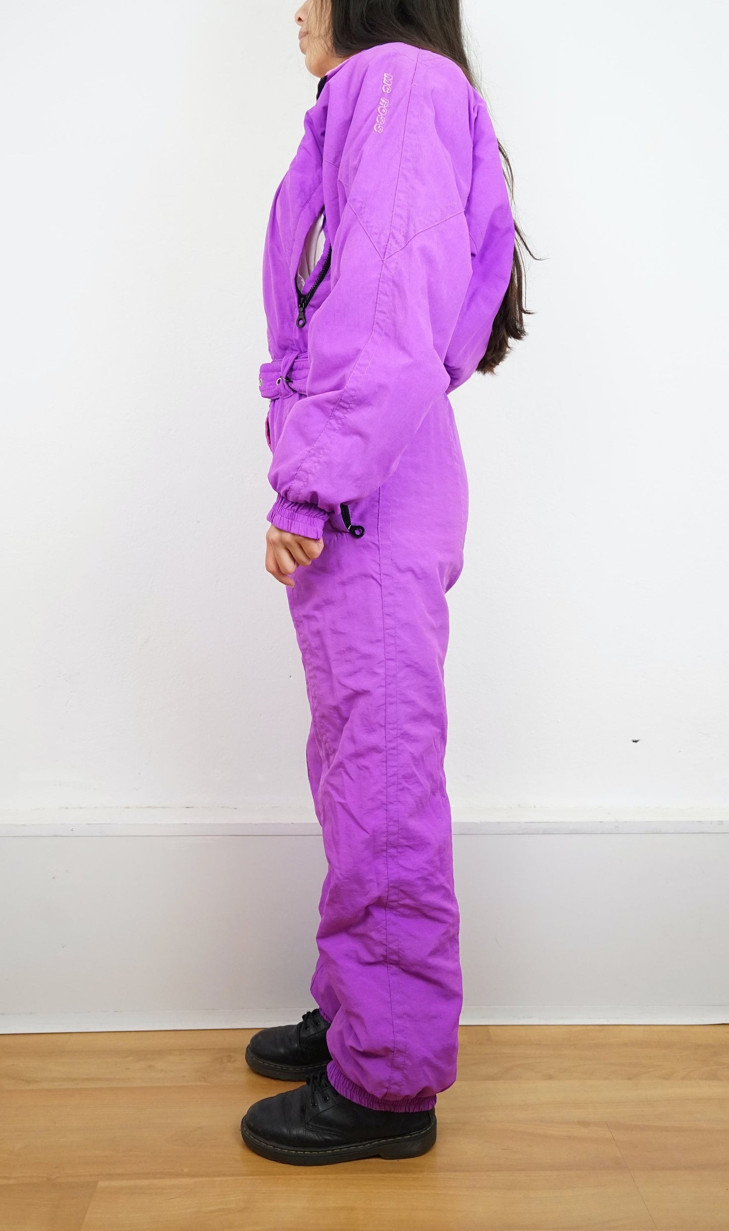 Vintage pink purple Ski Suit size S-M