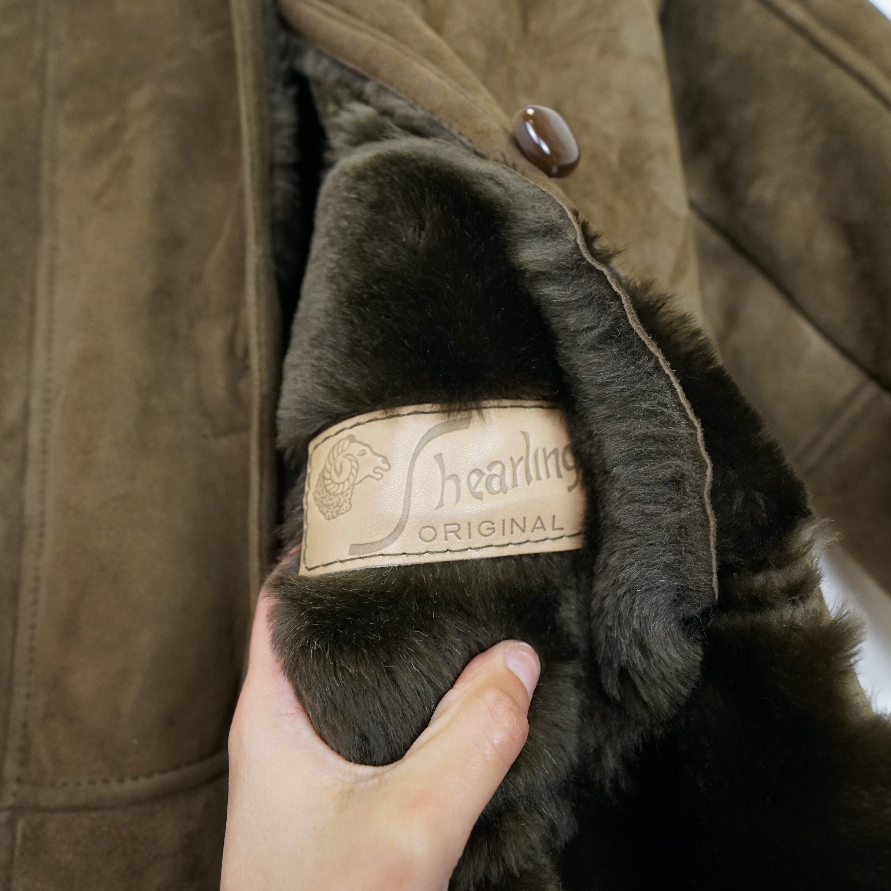 70s shearling clearance jacket