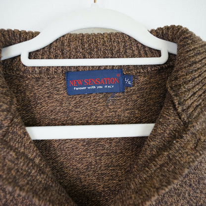 Vintage brown polo Pullover Size L