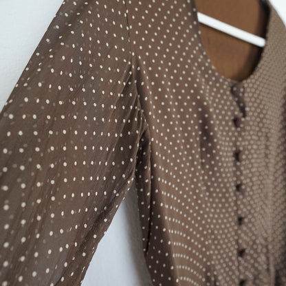 Vintage polka dots Blouse size XS-S