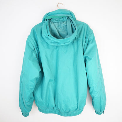 Vintage Ski Jacket Size L turquoise