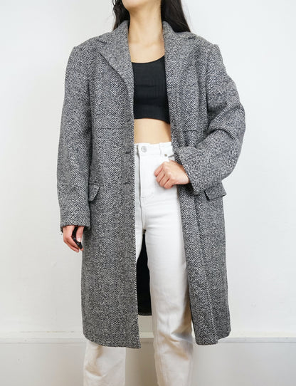 Vintage long Coat Size M wool
