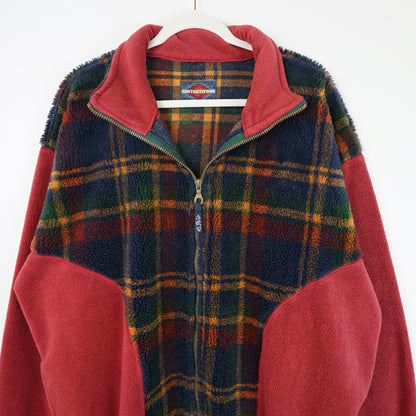 Vintage Fleece Jacket men Size XL
