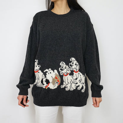 Vintage dalmatians Pullover Size M-L