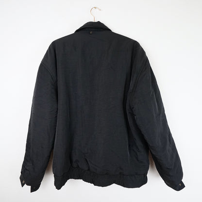 Vintage black Winter Jacket Men Size L
