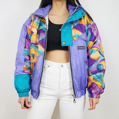 Vintage colorful Ski Jacket Size S