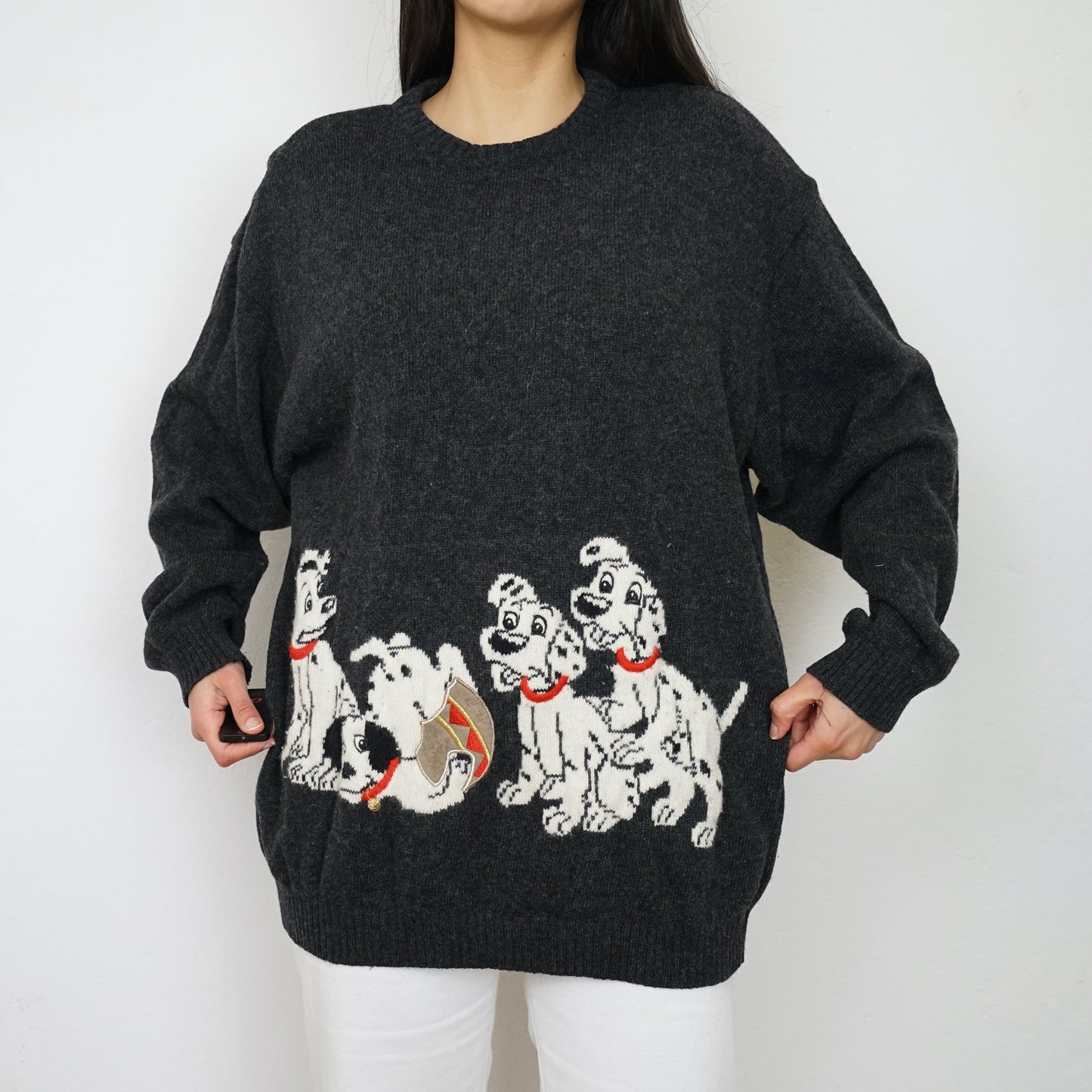 Vintage dalmatians Pullover Size M-L