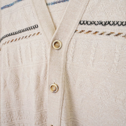 Vintage cream Vest Size M button up